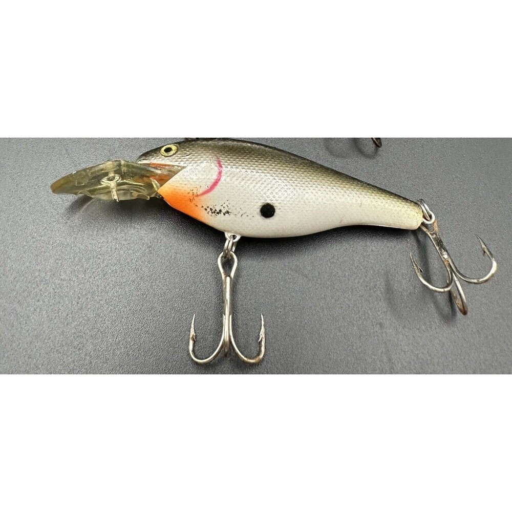 VINTAGE 3.5" REBEL SHALLOW FLOATER CRANKBAIT FISHING LURE
